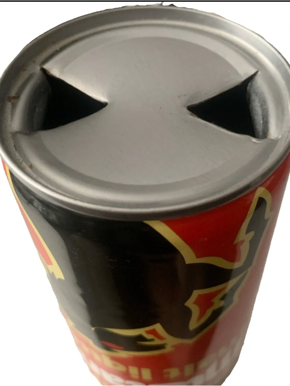 Vintage Beer Can Mustang Premium Malt Liquor Pull Tab Empty Steel Can
